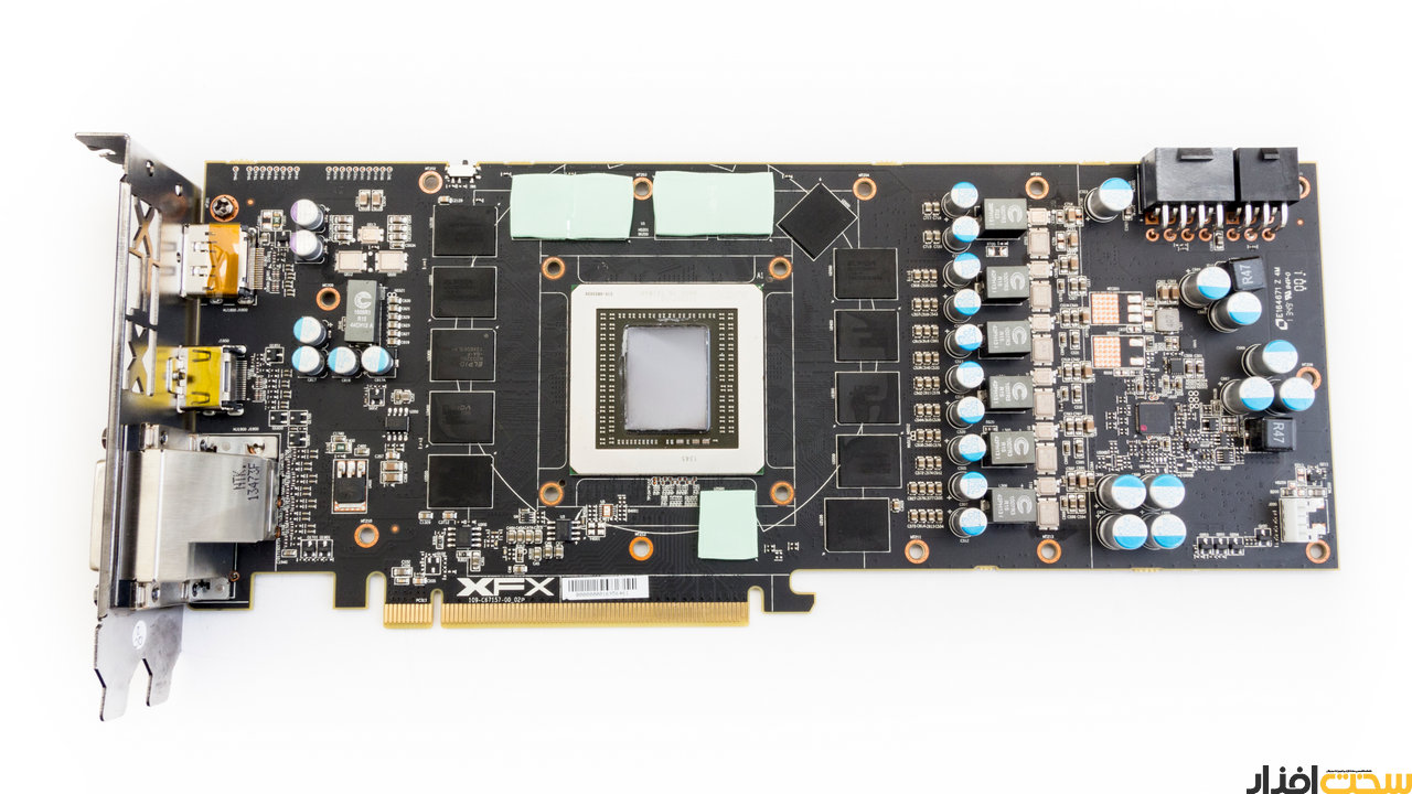 کالبدشکافی از کارت گرافیک XFX R9 290 Black Edition Dual Dissipation