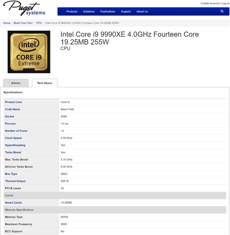 <strong>پردازنده</strong> Core i9-9990XE 