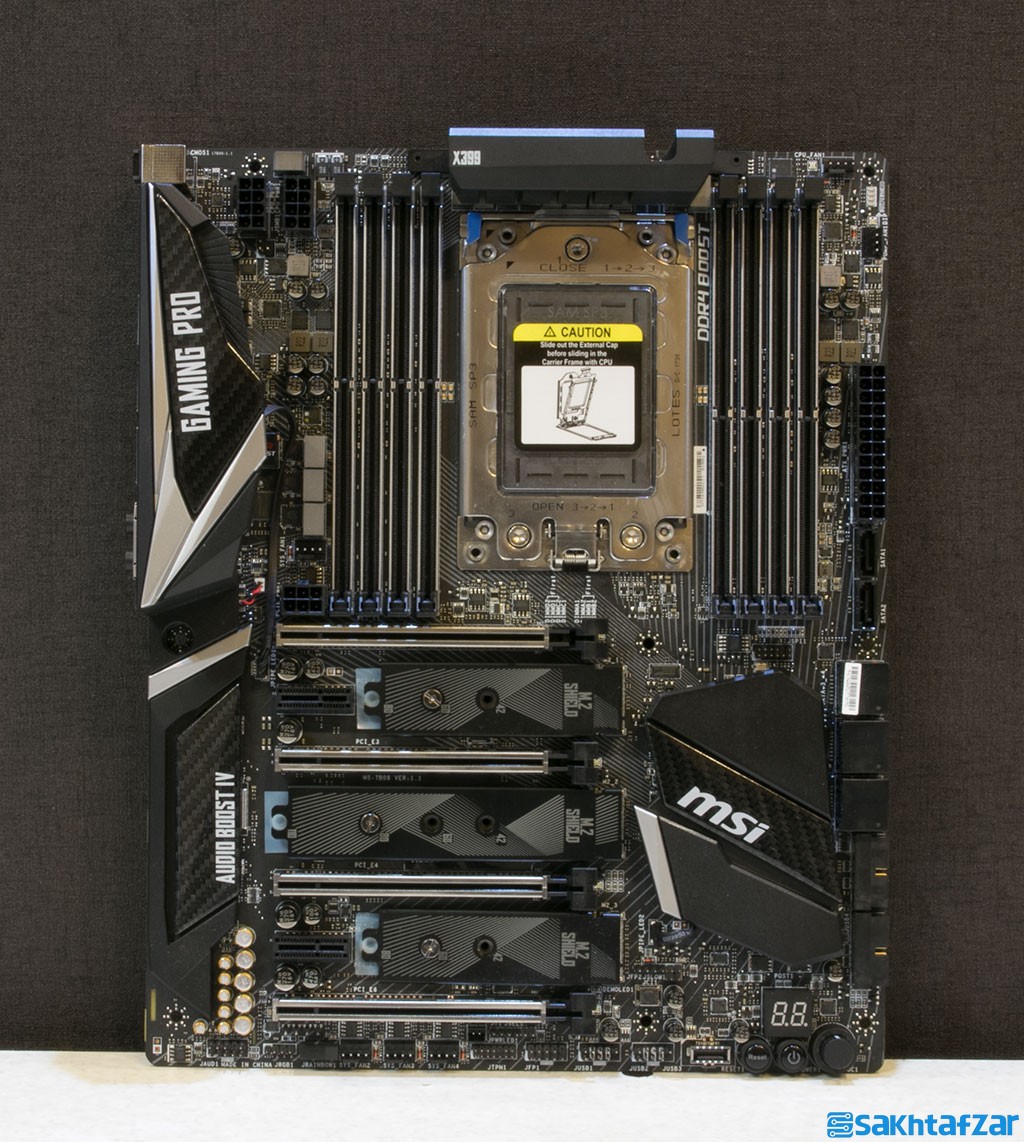 اختصاصی بررسی مادربرد MSI-X399 Pro Gaming Carbon AC