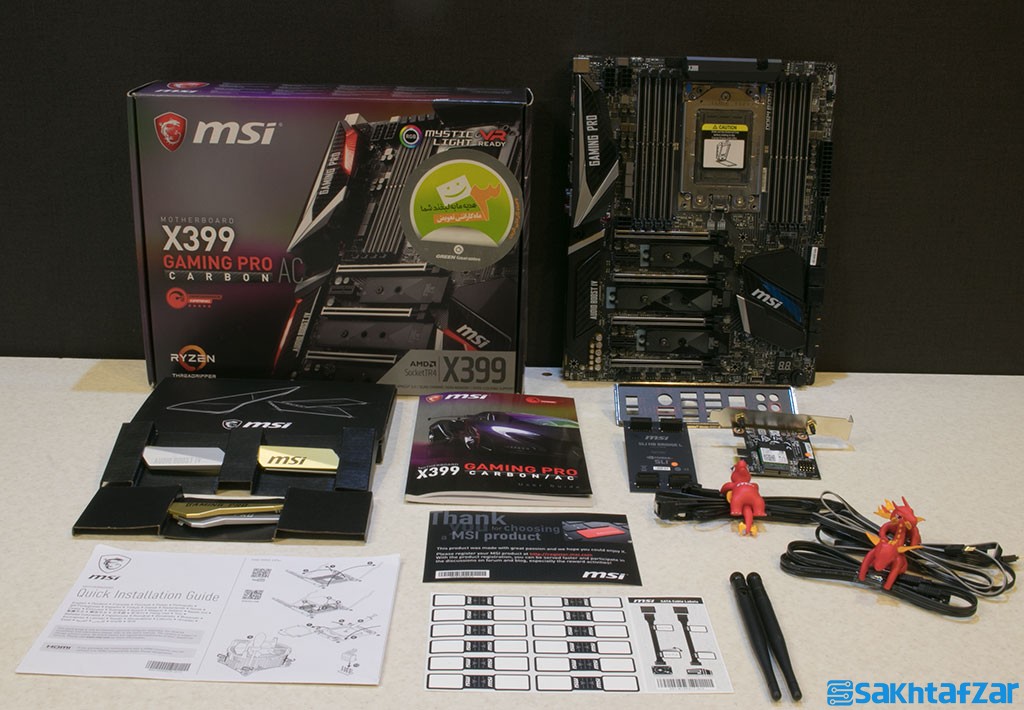 اختصاصی بررسی مادربرد MSI-X399 Pro Gaming Carbon AC