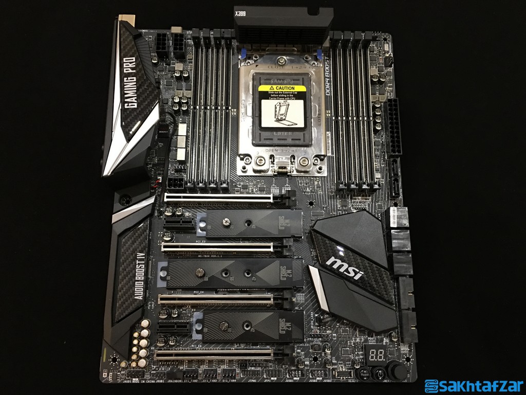 اختصاصی بررسی مادربرد MSI-X399 Pro Gaming Carbon AC