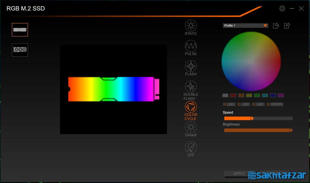 بررسی اس اس دی GIGABYTE AORUS RGB 512GB